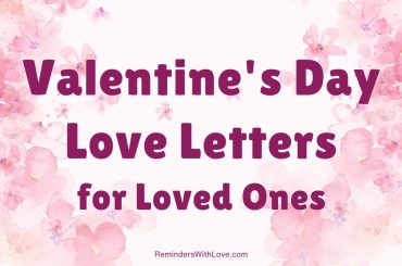 Valentine’s Day Love Letters for Loved Ones Valentine's Day Love Letters for Loved Ones