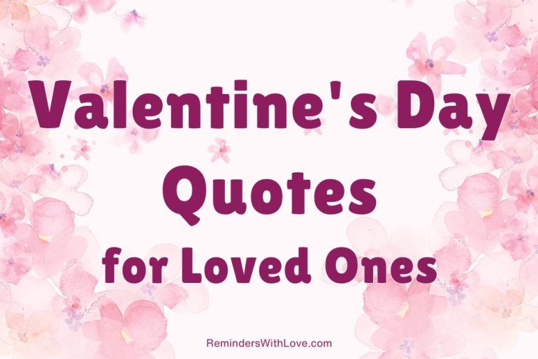 Valentine's Day Quotes for Loved Ones
