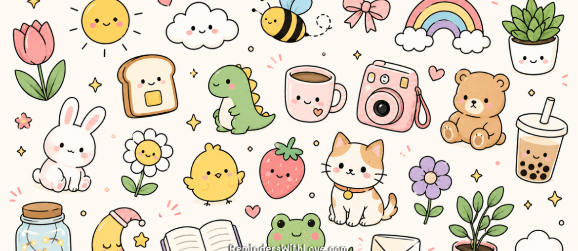 Cute Doodle Ideas for Self-Care, Relaxation, and Creative Joy to Calm Your Mind and Brighten Your Day
